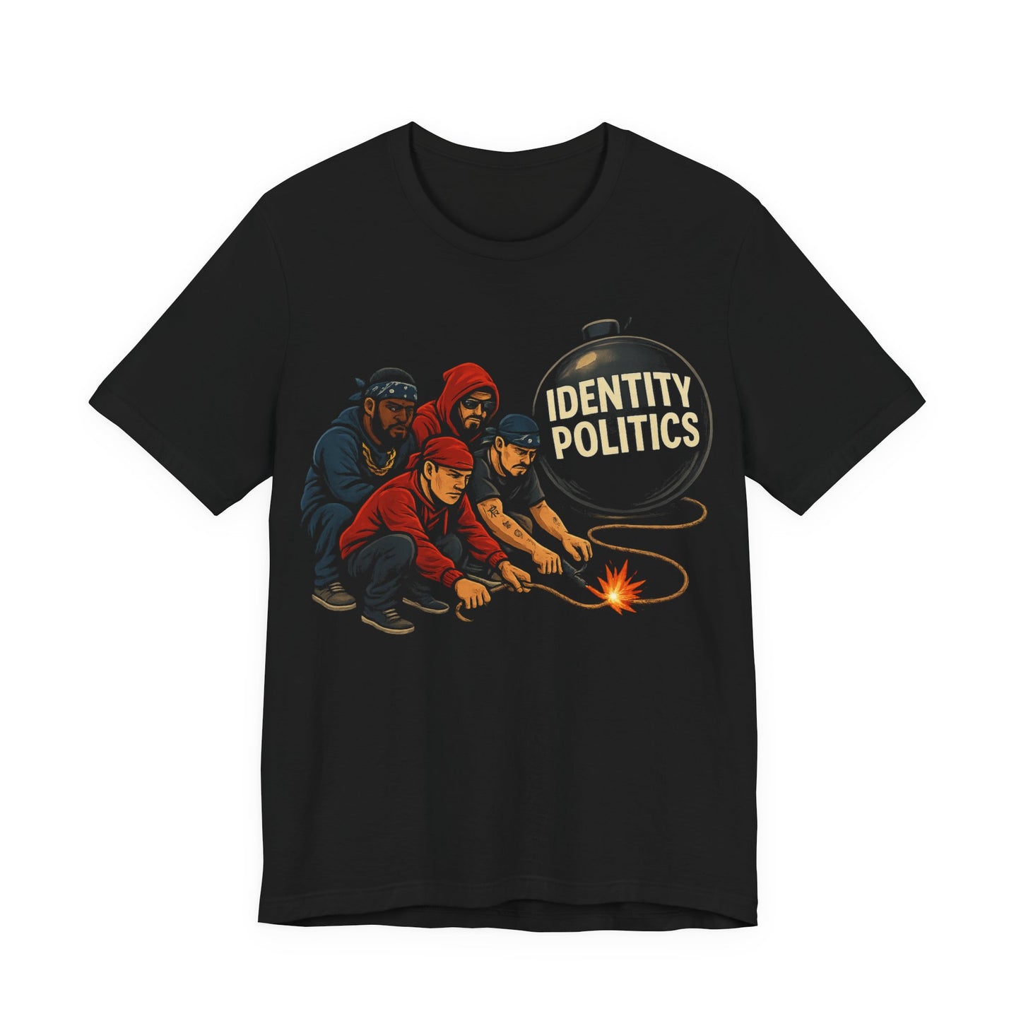 Identity Politics – Explosive Division Men's T-Shirt