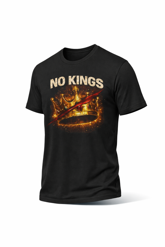 NO KINGS — Crown Slashed Men's T-Shirt