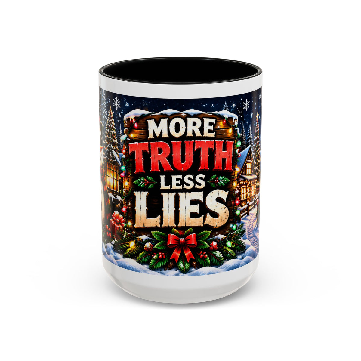 More Truth. Less Lies. Christmas Mug