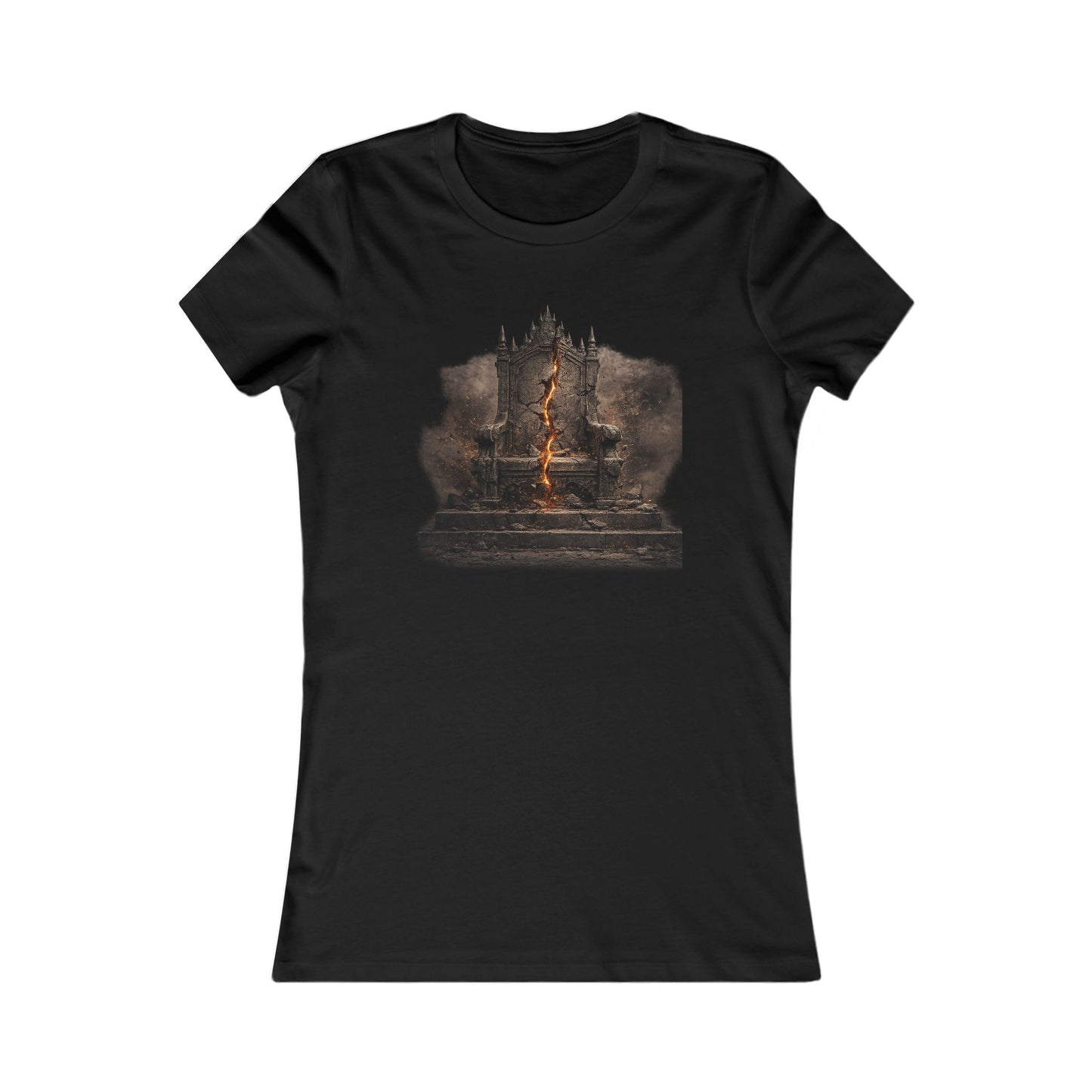 Women's NO KINGS — CRACKED THRONE T-SHIRT