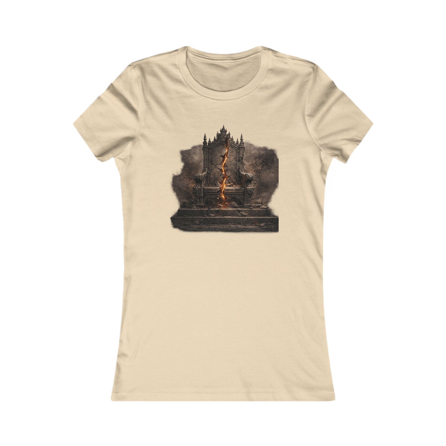 Women's NO KINGS — CRACKED THRONE T-SHIRT