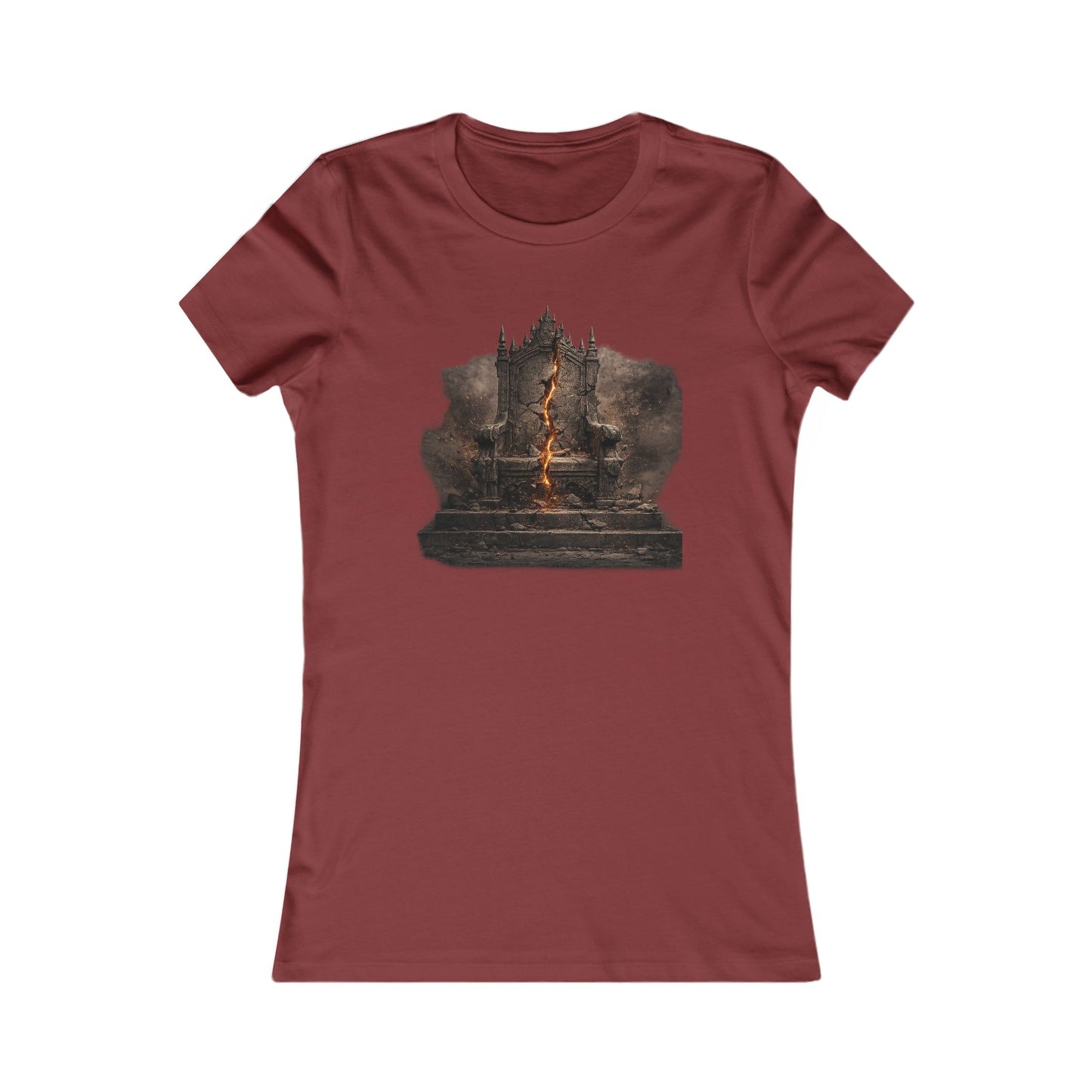 Women's NO KINGS — CRACKED THRONE T-SHIRT