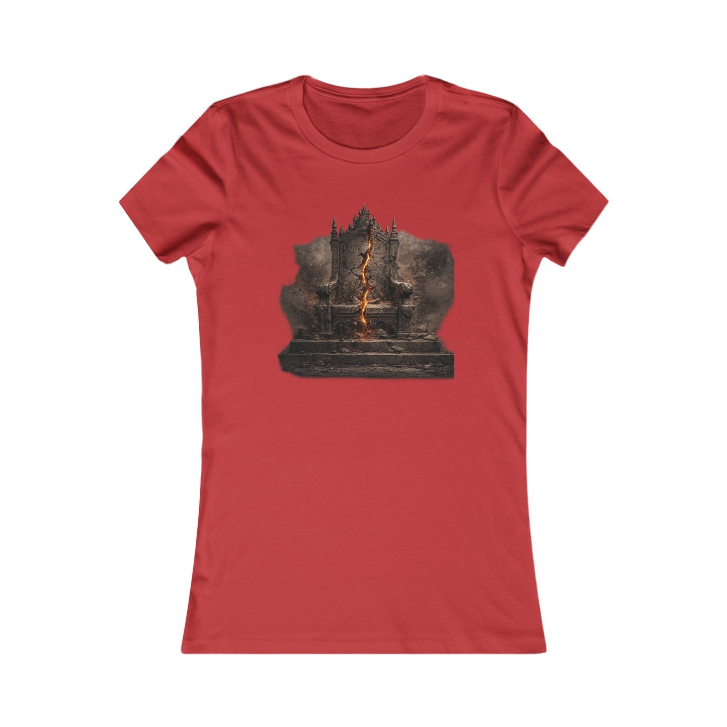 Women's NO KINGS — CRACKED THRONE T-SHIRT