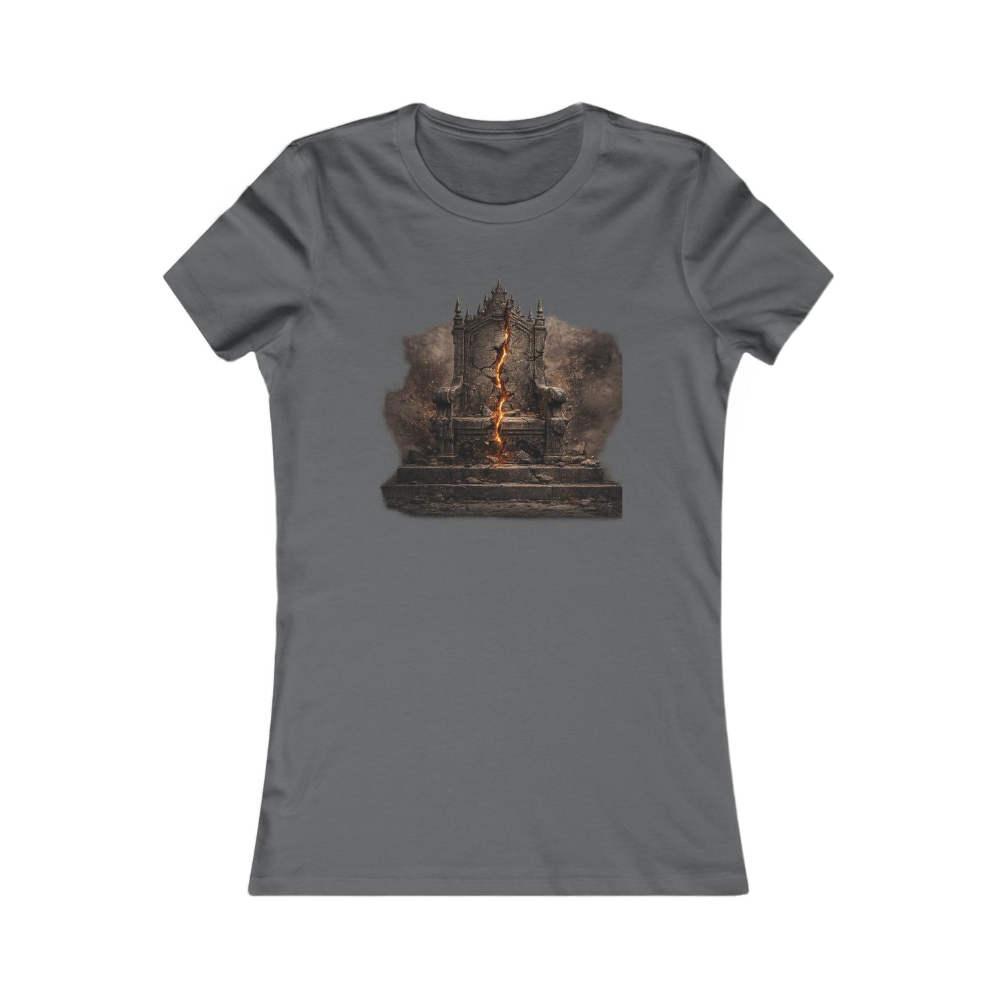 Women's NO KINGS — CRACKED THRONE T-SHIRT