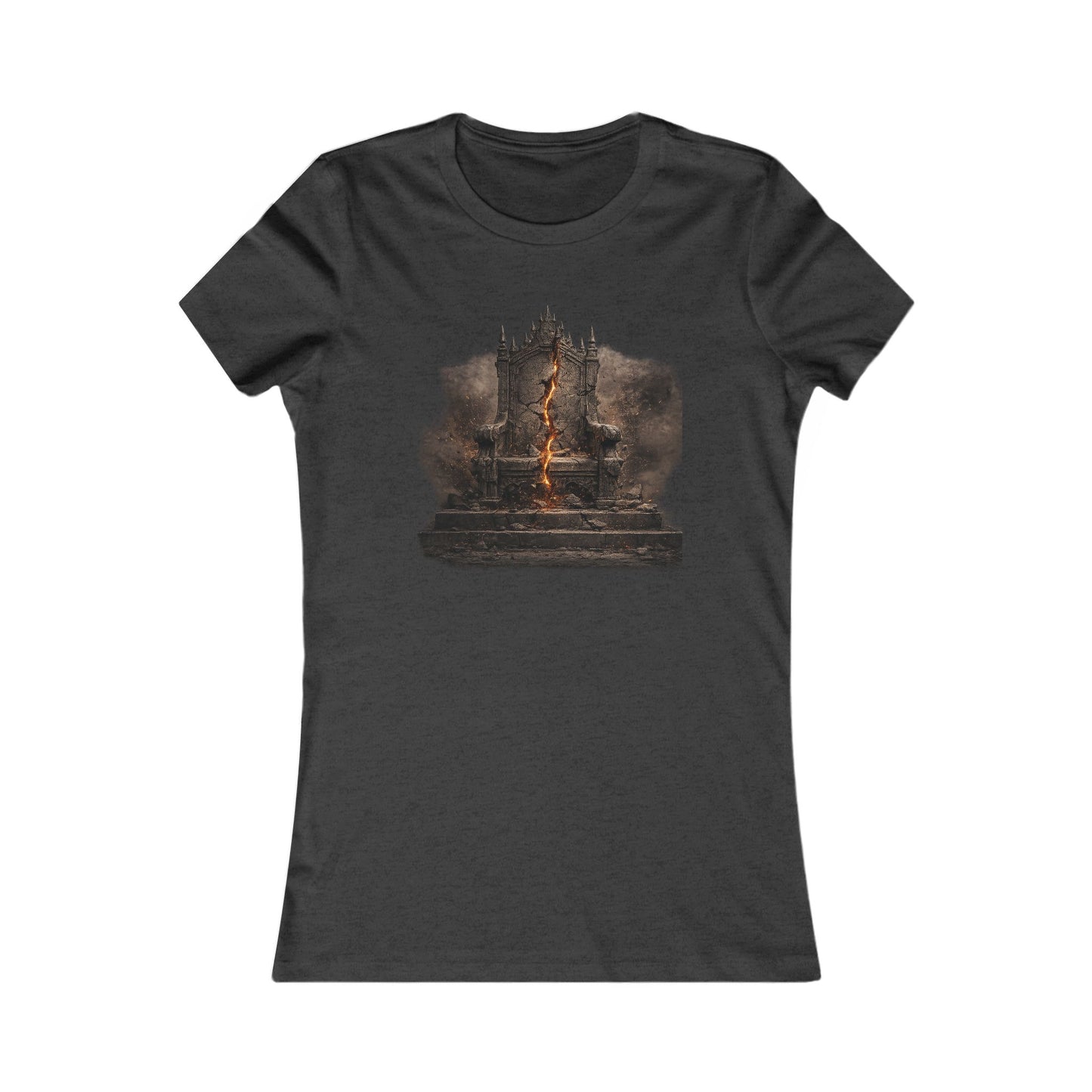 Women's NO KINGS — CRACKED THRONE T-SHIRT