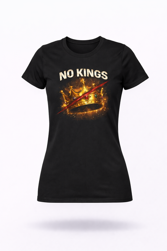 Women's NO KINGS — Crown Slashed T-Shirt