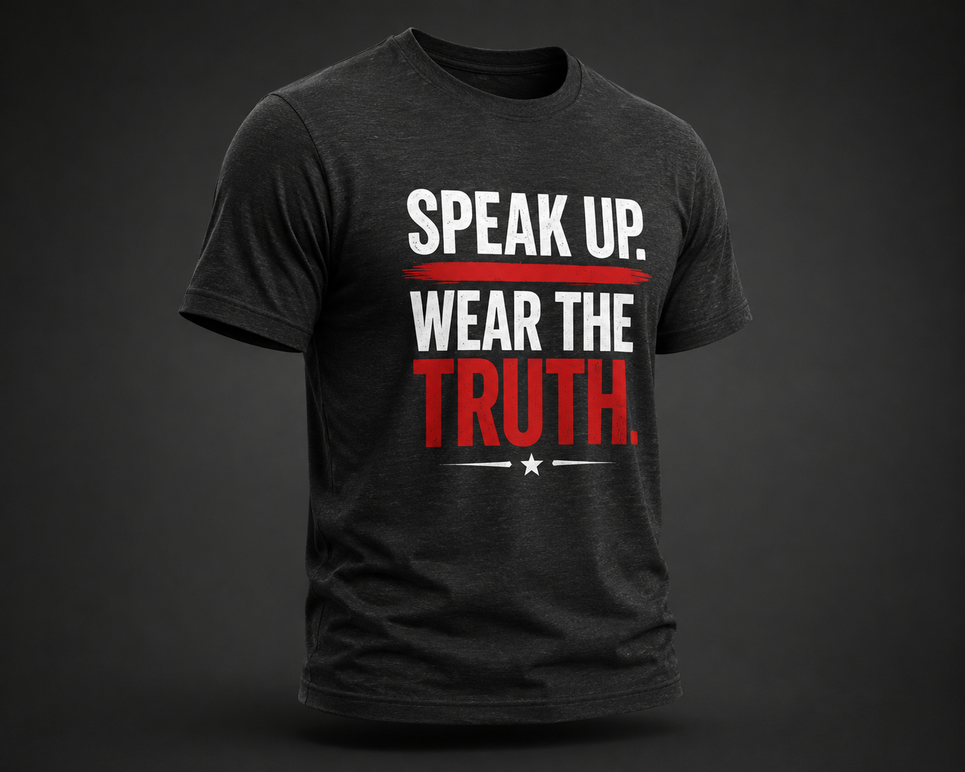 Speak Up. Wear the Truth.™ Distressed Graphic Tee