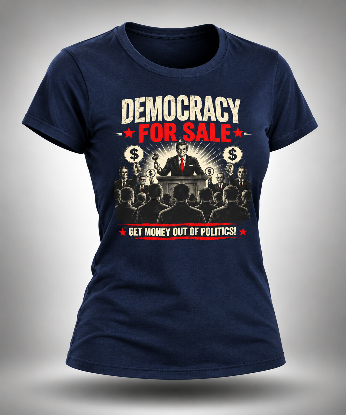 Democracy For Sale | Get Money Out of Politics Tee