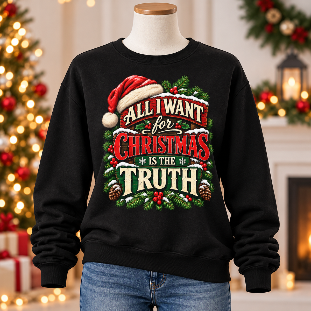 All I Want for Christmas Is the Truth™ Crewneck Sweatshirt