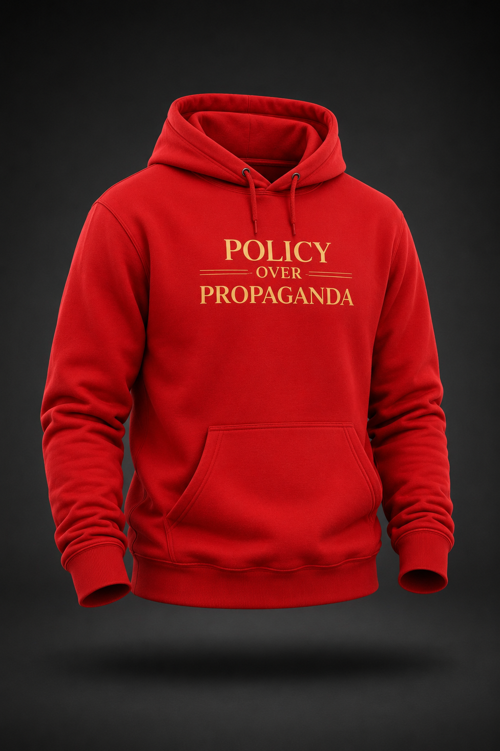 Policy Over Propaganda - Hoodie Sweatshirt