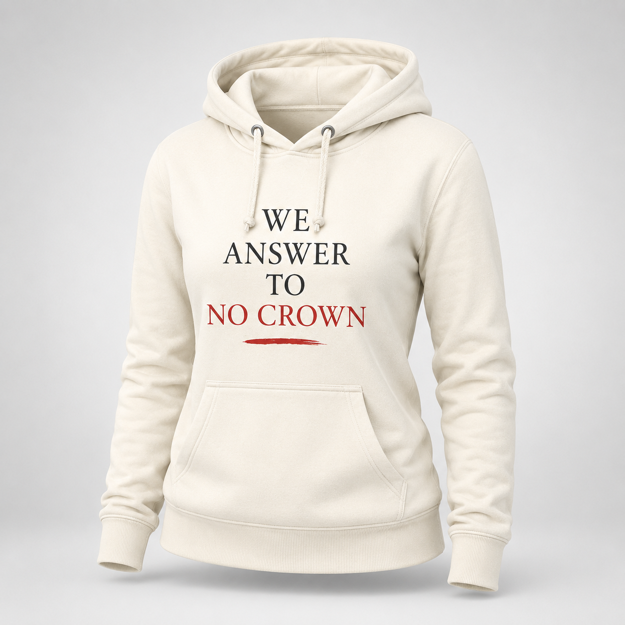 We Answer to No Crown Statement Tee
