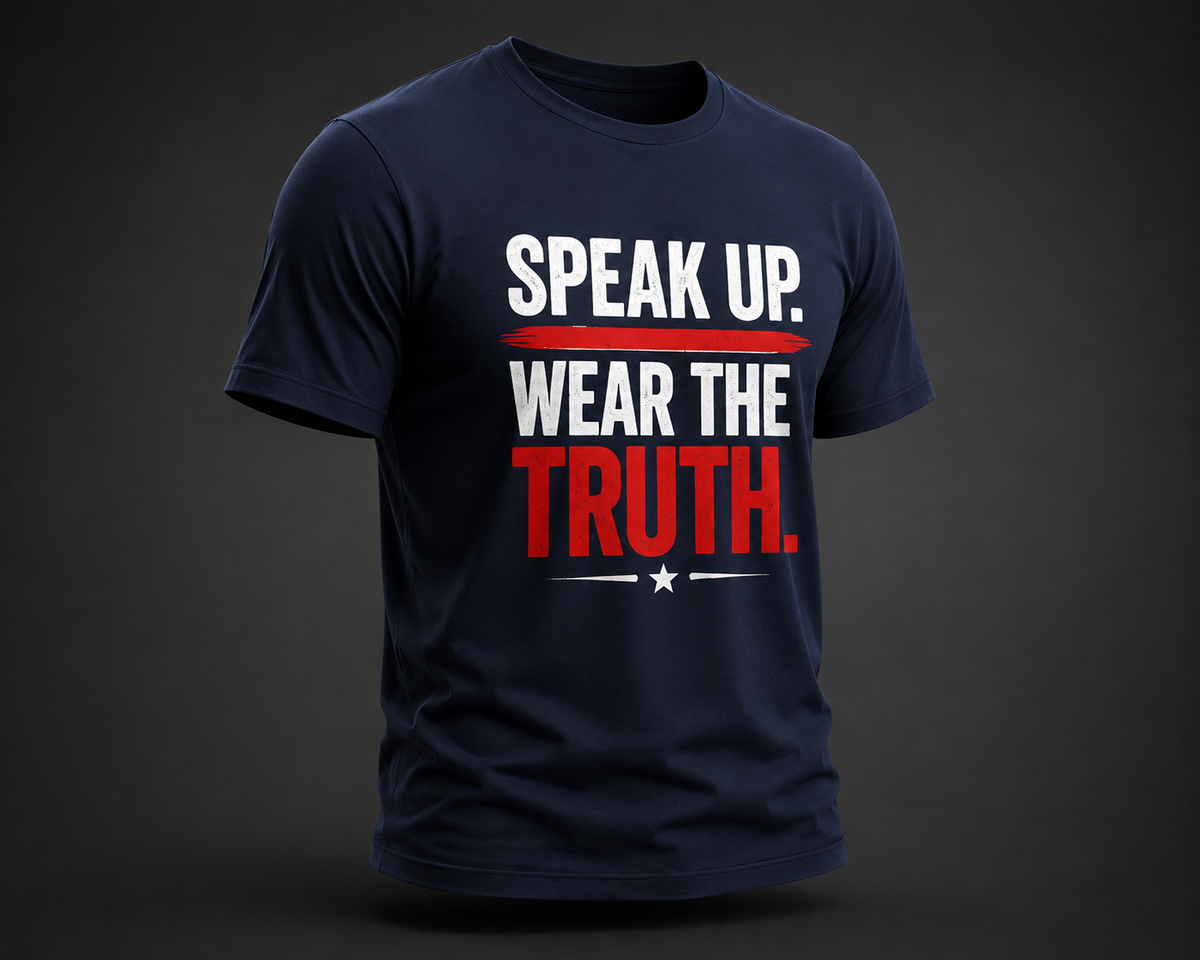 Speak Up. Wear the Truth.™ Distressed Graphic Tee