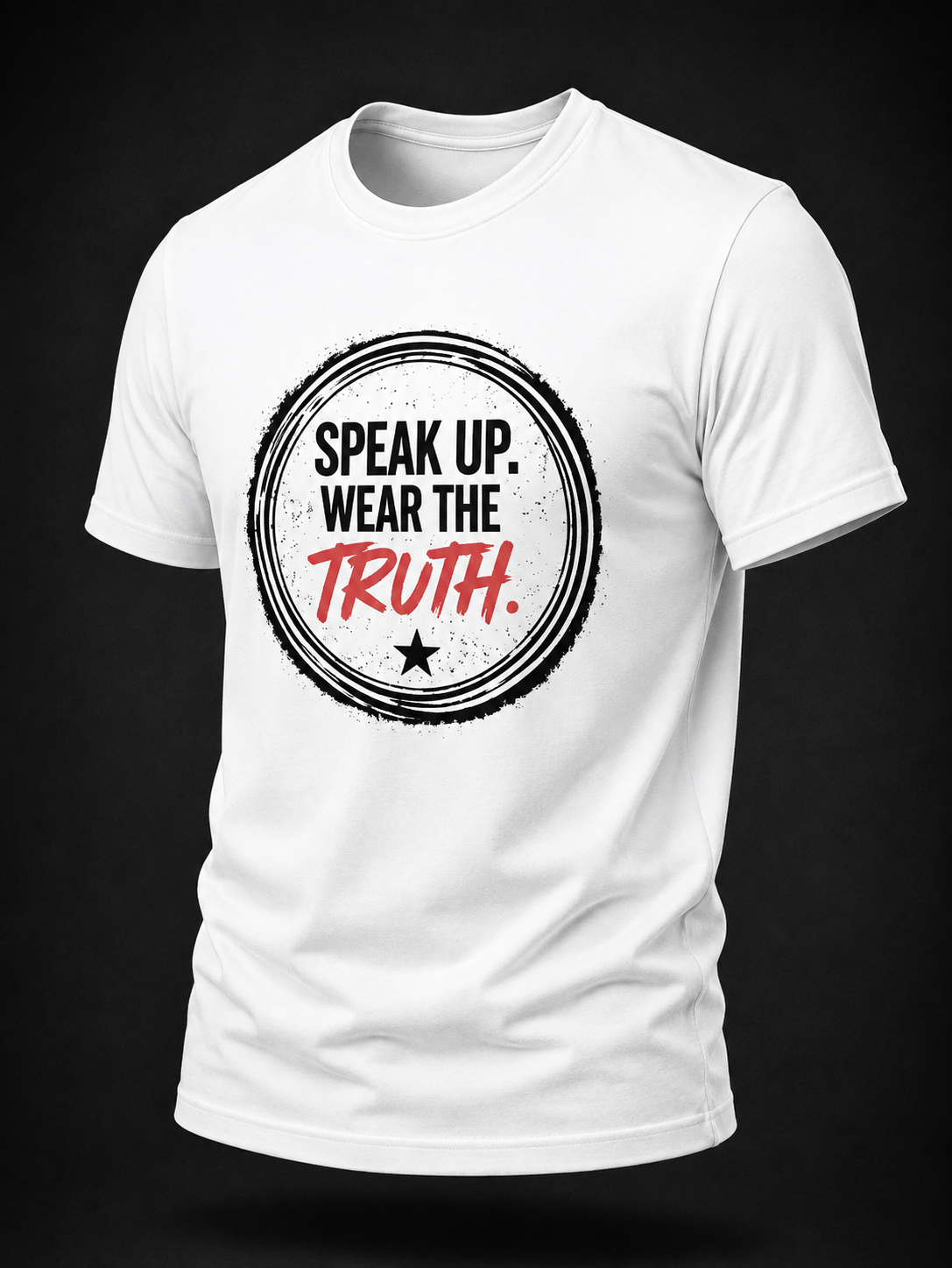 Speak Up. Wear the Truth.™ Circle of Truth Graphic Tee - Light