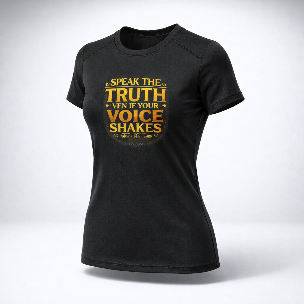 Women's Speak the Truth Even If Your Voice Shakes