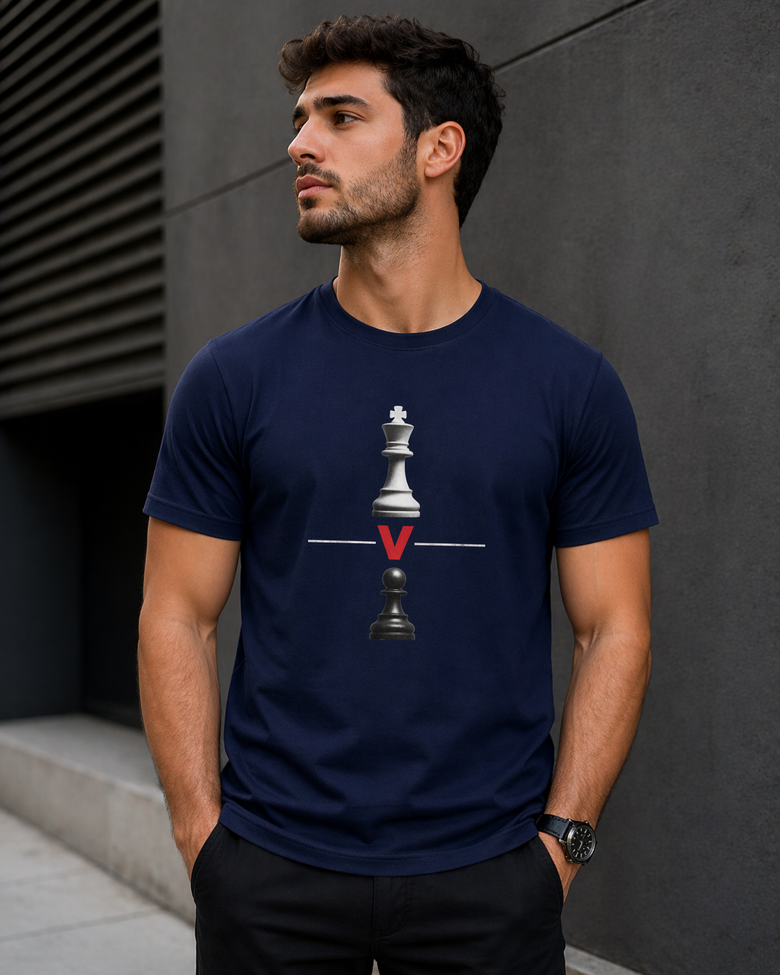 Top vs Bottom - Chess Shirt
