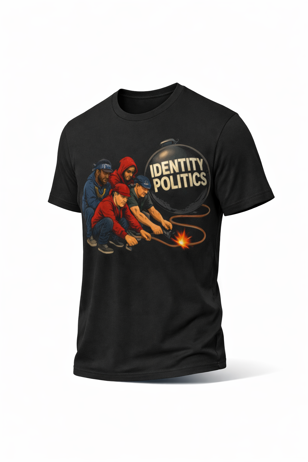 Identity Politics – Explosive Division Men's T-Shirt